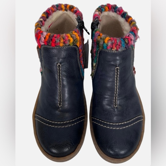 Rieker Felicitas Rainbow Leather Boots 39/8 - Picture 7 of 11